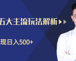 柚子咸鱼淘客五大主流玩法解析，掌握后既能引流又能轻松实现日入500+