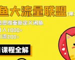 价值1980最新闲鱼大流量联盟骚玩法，单日引流200 ，稳定日入1000 【第二期】