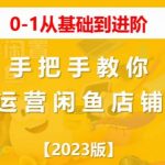 2023版0-1从基础到进阶，手把手教你运营闲鱼店铺