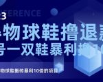 2023得物球鞋撸退款，单号一双鞋暴利撸1000，一个比得物球鞋搬砖暴利10倍的项目【揭秘】