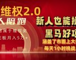 电商维权 4.0 如何做到月入 5 万+每天 1 小时新人也能快速上手【仅揭秘】