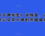 21天《子弹秘密》训练营，21天学到顶尖文案大师的策略和技巧