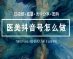 玩转医美抖音短视频与直播，36堂网课学逻辑(短视频+直播+美学分享+团购)