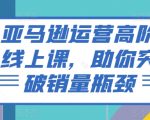 亚马逊运营高阶线上课，助你突破销量瓶颈