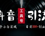 2024最新抖音工具号引流玩法，高效日引300+创业粉，当天变现5k，小白也可成为实战高手