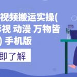 《短视频必上热门技术》揭开搬运+原创视频的爆品技巧，发一个热一个