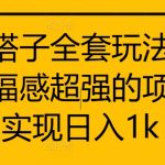 同城搭子全套玩法，一个幸福感超强的项目，实现日入1k【揭秘】