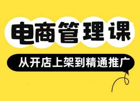 小红书&#038;闲鱼开店从开店上架到精通推广，电商管理课