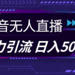 抖音快手视频号全平台通用无人直播引流法，利用图片模板和语音话术，暴力日引流100+创业粉【揭秘】