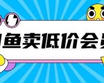 外面收费998的闲鱼低价充值会员搬砖玩法号称日入200+