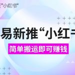 网易官方新推“小红书”，搬运即有收益，新手小白千万别错过(附详细教程)【揭秘】