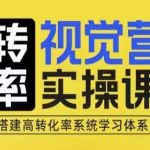 高转化率·视觉营销实操课，4大模块搭建高转化率系统学习体系