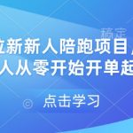 网盘拉新新人陪跑项目，帮助新人从零开始开单起量