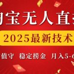 淘宝无人直播2025最新技术 无需值守，稳定捞金，月入5位数【揭秘】