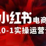 小红书电商运营，97节小红书vip内部课，带你实现小红书赚钱