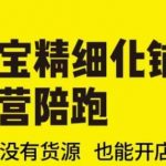 淘宝精细化铺货运营陪跑(部分更新至2025)，草根没有货源 也能开店挣钱