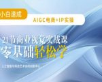 AIGC电商必备实操：21节平面设计实战课，教你玩转AI