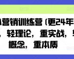 老A营销训练营(更25年3月)，轻理论，重实战，轻概念，重本质