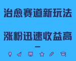 治愈赛道新玩法，治愈文案结合奶奶形象，涨粉迅速收益高【揭秘】