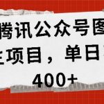 最新腾讯公众号图文发布项目，单日收益400+【揭秘】